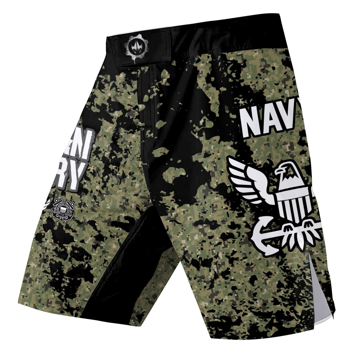 Veteran Navy Camouflage Fight Shorts - BattleFitGear