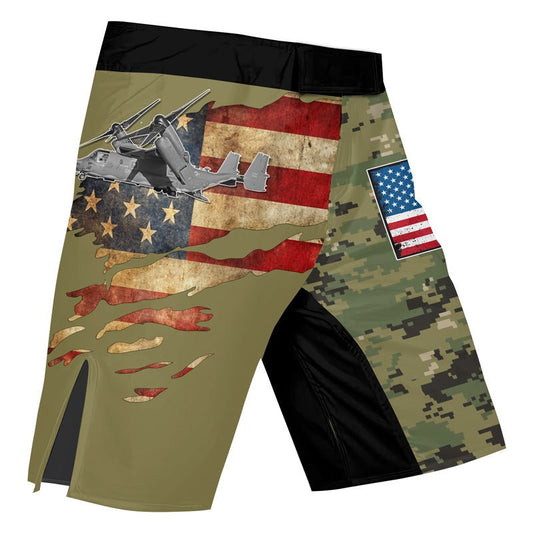 Veteran Osprey Fight Shorts - BattleFitGear