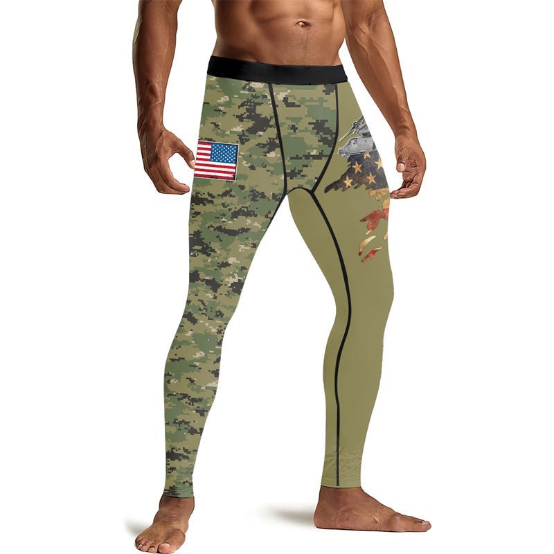 Veteran Osprey Men's Compression Leggings - BattleFitGear