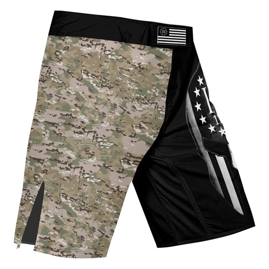 Veteran Spartan Soldier Fight Shorts - BattleFitGear