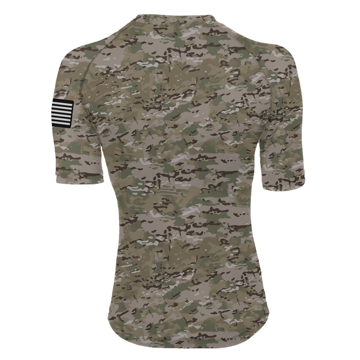 Veteran Spartan Soldier Women's Short Sleeve Rash Guard - BattleFitGear