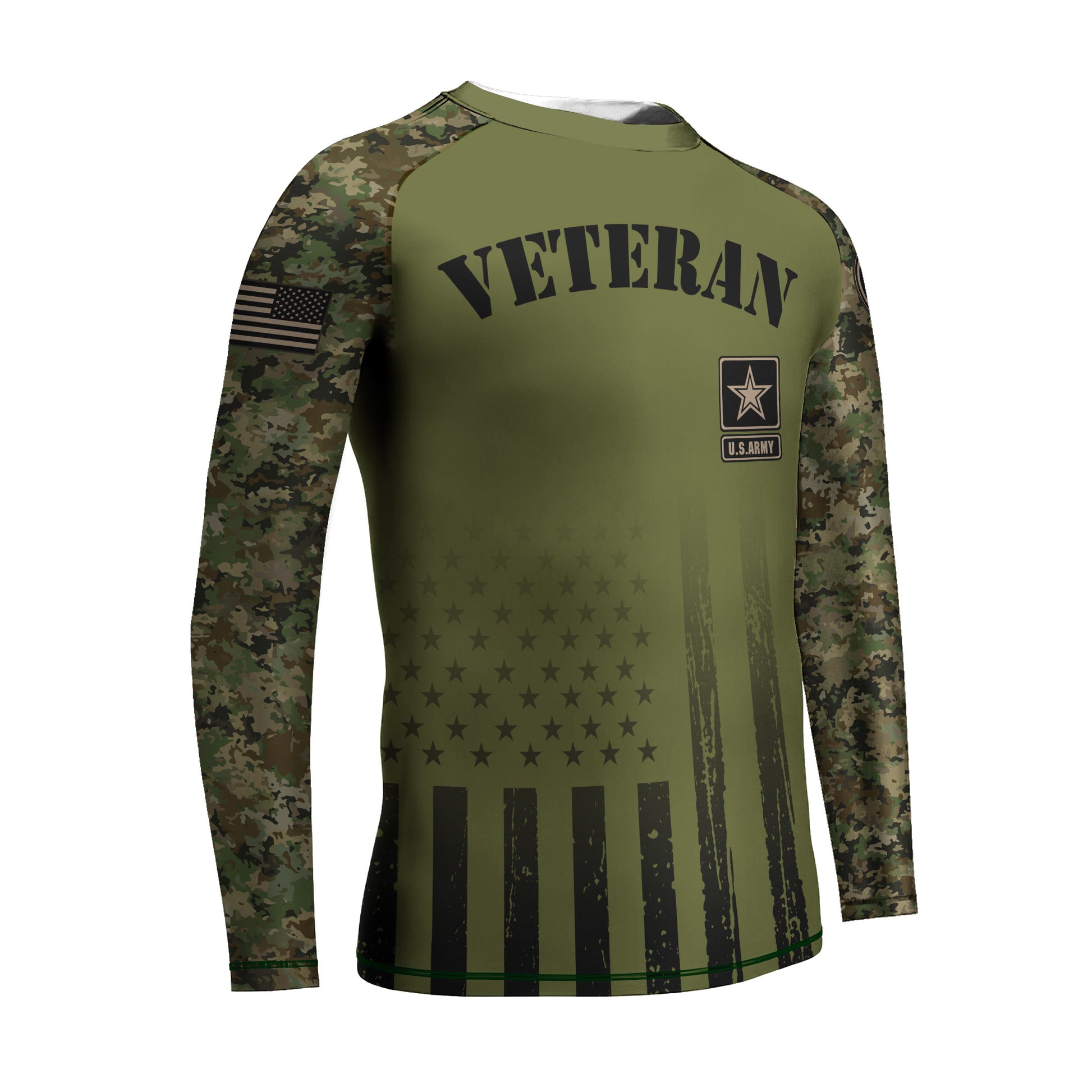 Veteran US Army Kids Rash Guard
