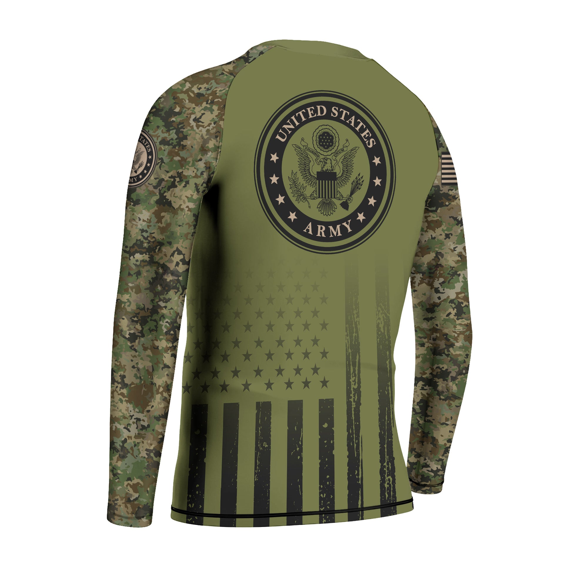 Veteran US Army Kids Rash Guard
