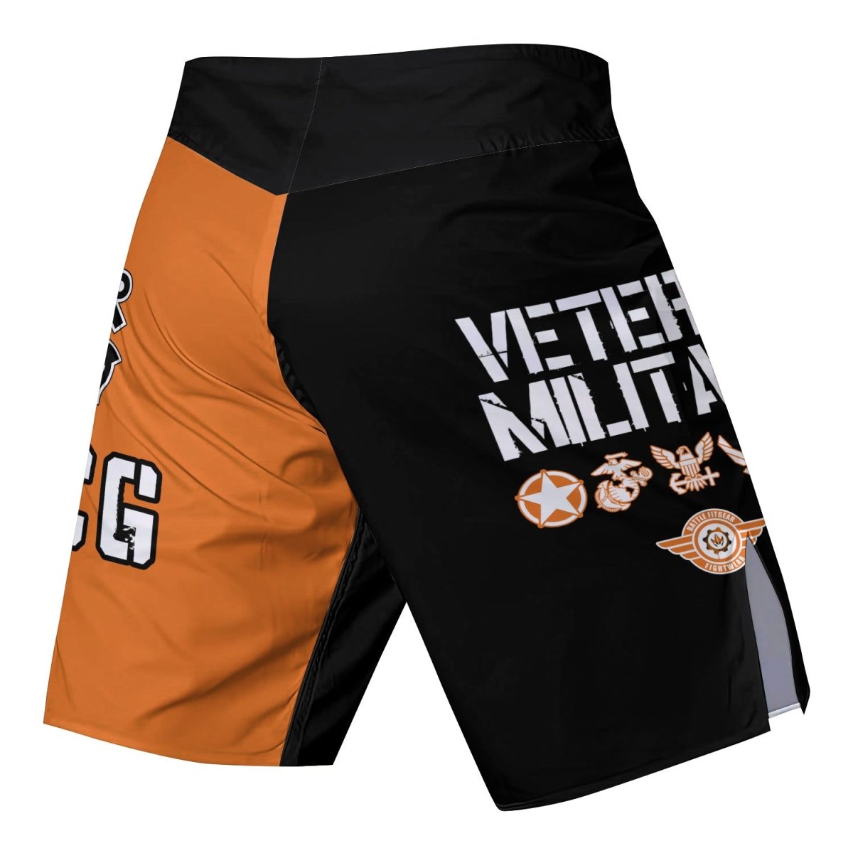 Veteran USCG Football Fight Shorts - BattleFitGear