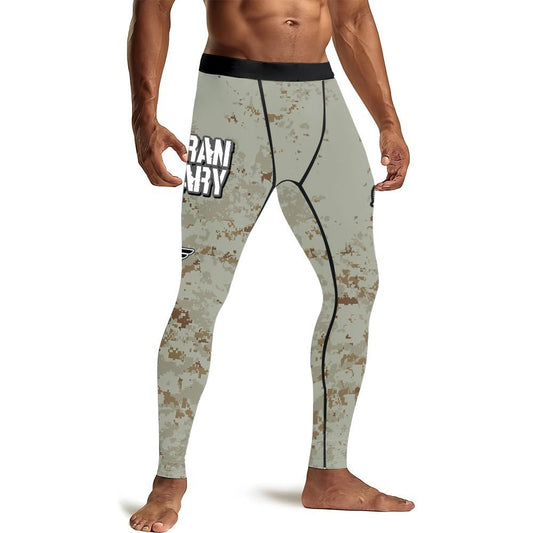 Veteran USMC Uniform Men's Compression Leggings - BattleFitGear