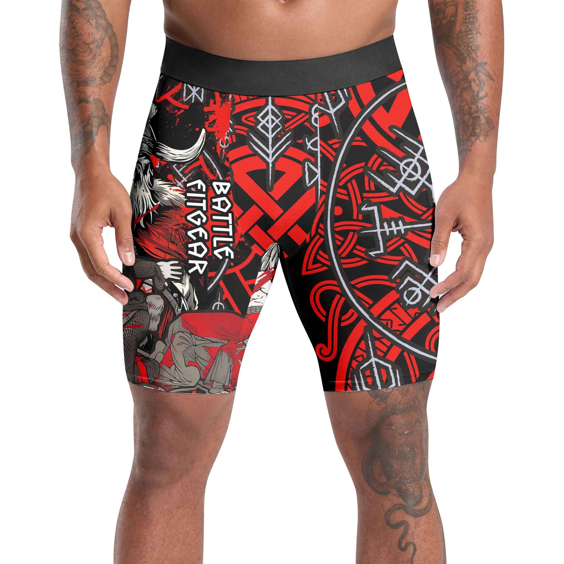 Viking Bloody Berserker Compression Shorts
