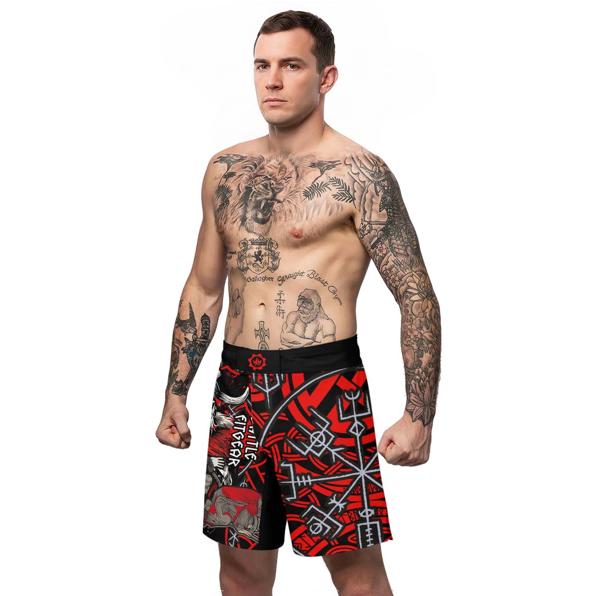 Viking Bloody Berserker Fight Shorts