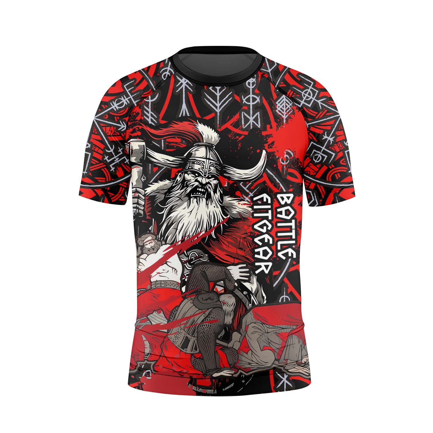 Viking Bloody Berserker Kids Rash Guard