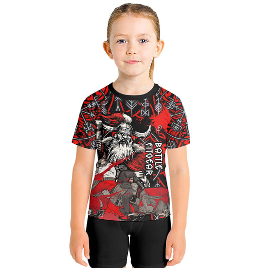 Viking Bloody Berserker Kids Rash Guard