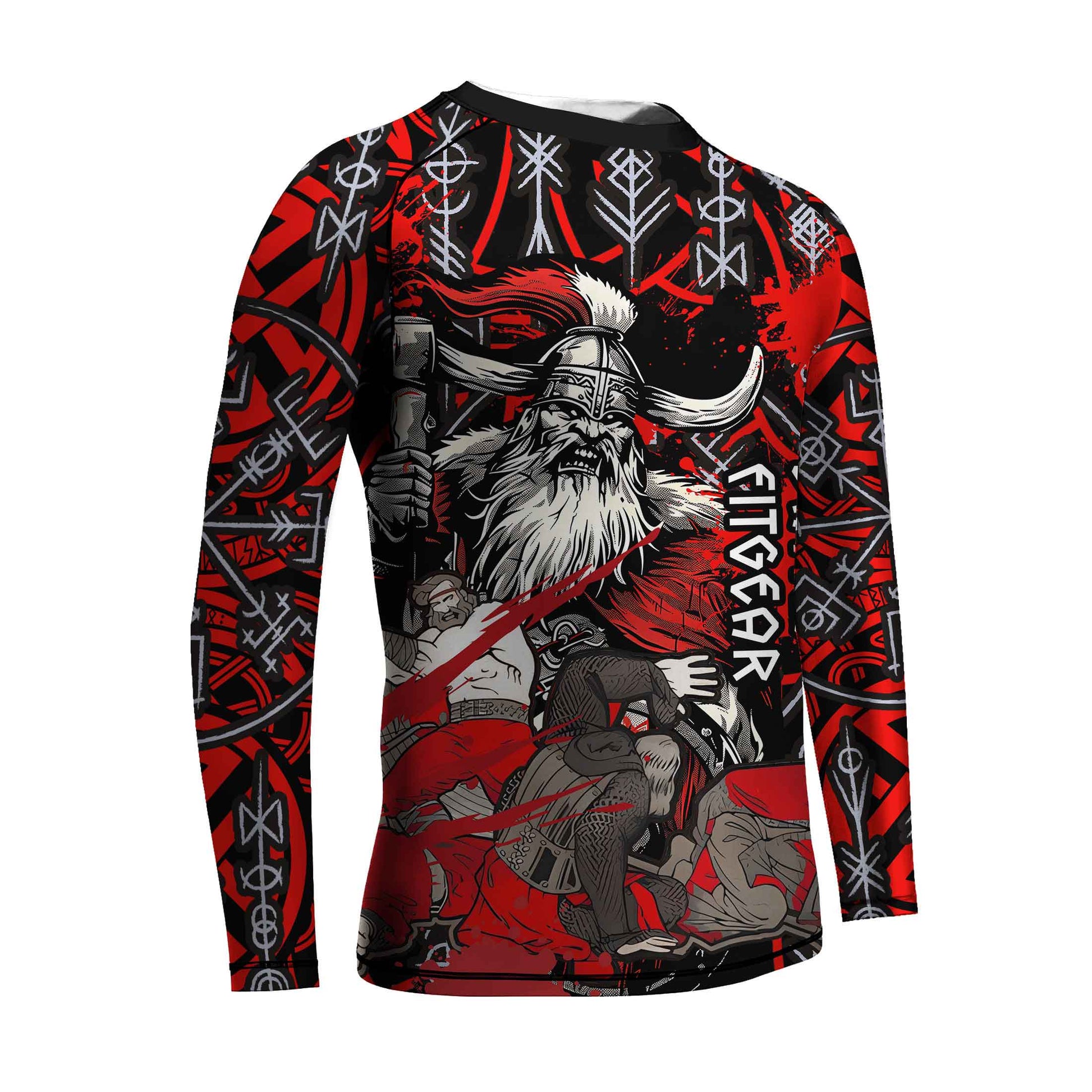 Viking Bloody Berserker Kids Rash Guard