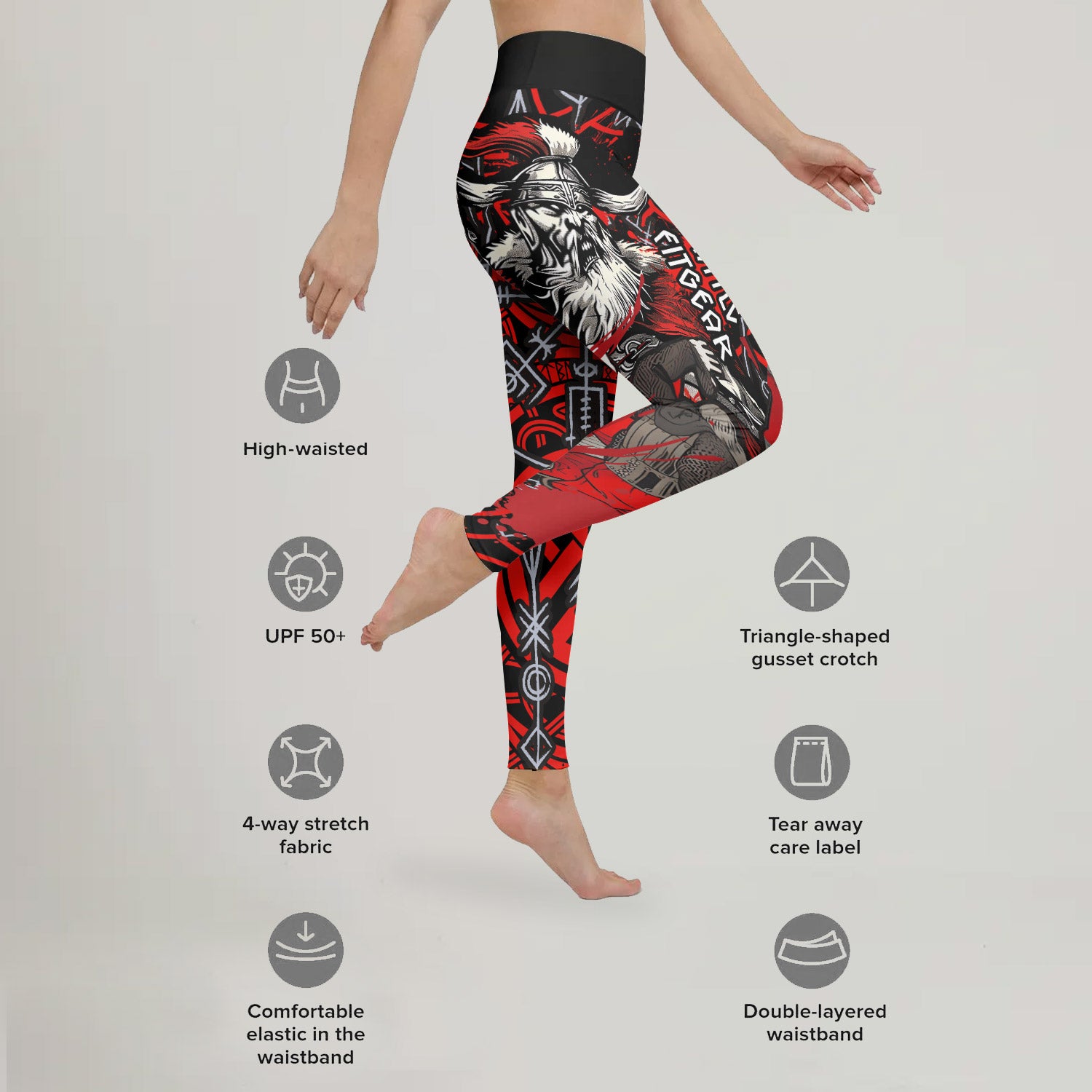 Viking Bloody Berserker Leggings