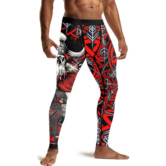 Viking Bloody Berserker Men's Compression Leggings