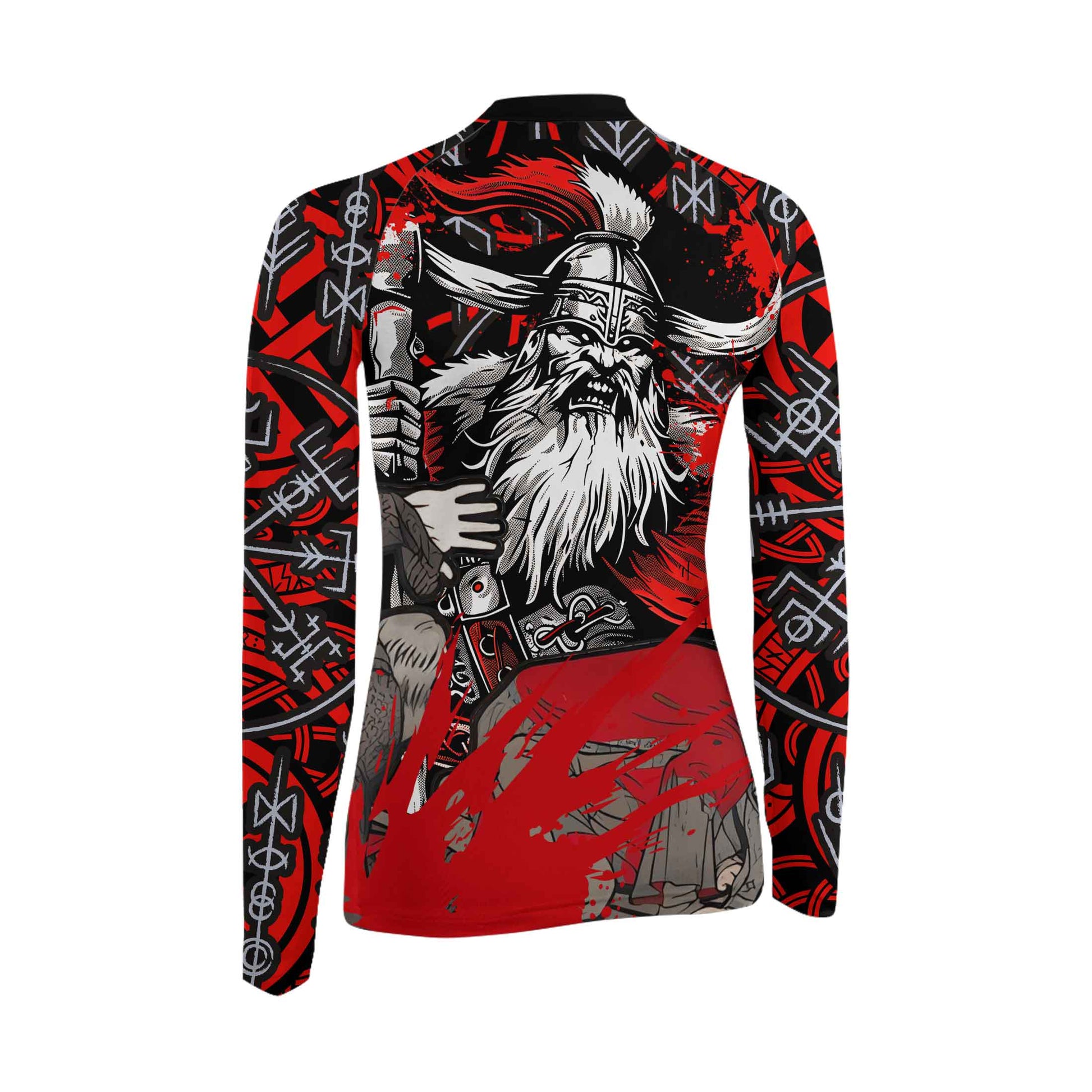 Viking Bloody Berserker Women's Long Sleeve Rash Guard