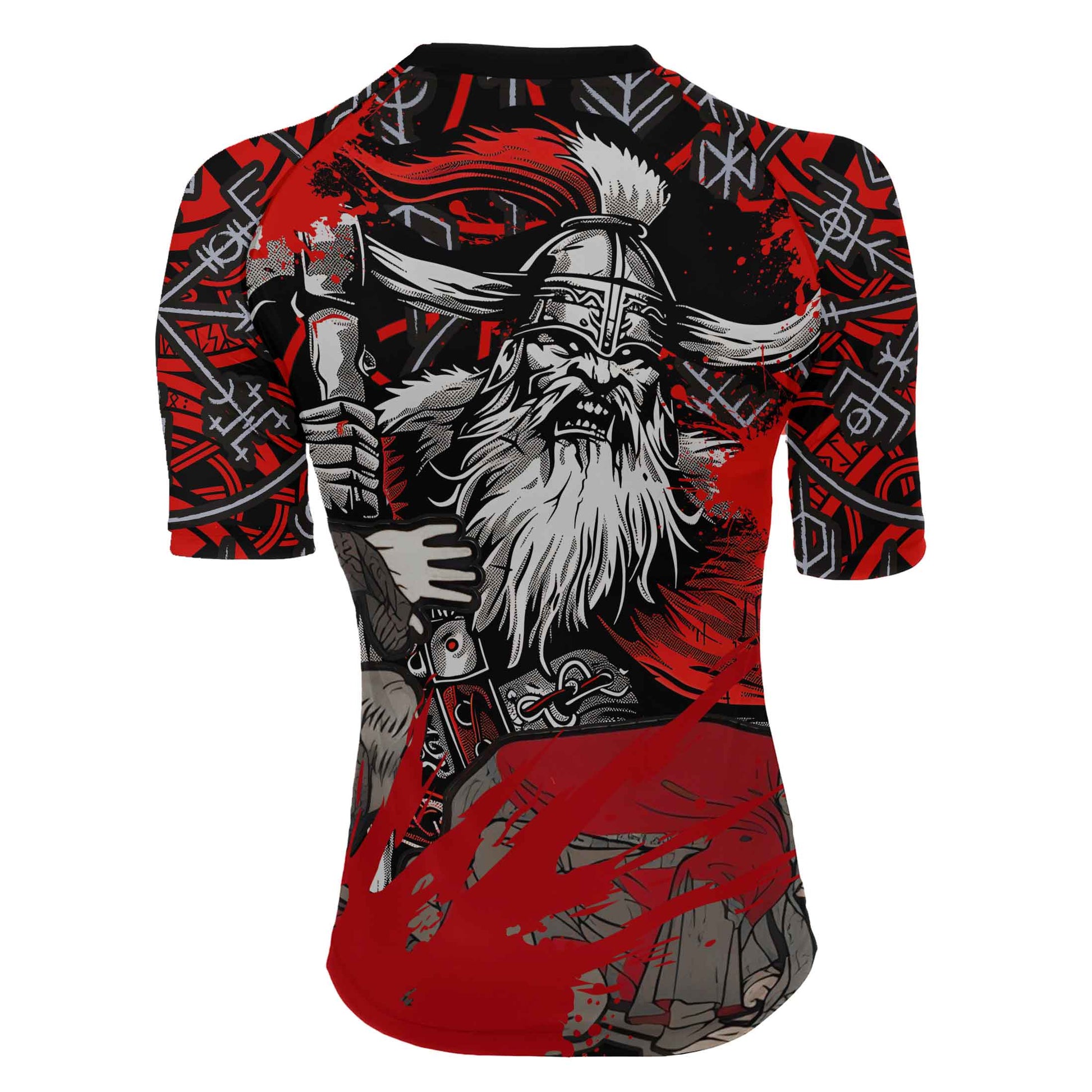 Viking Bloody Berserker Women's Short Sleeve Rash Guard