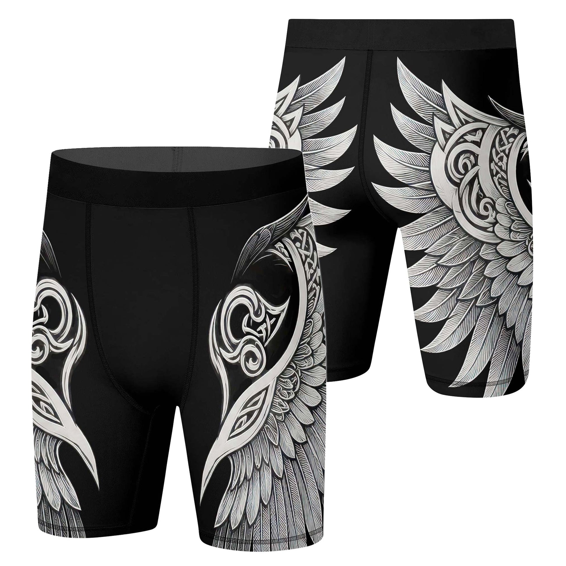Viking Dark Raven Compression Shorts