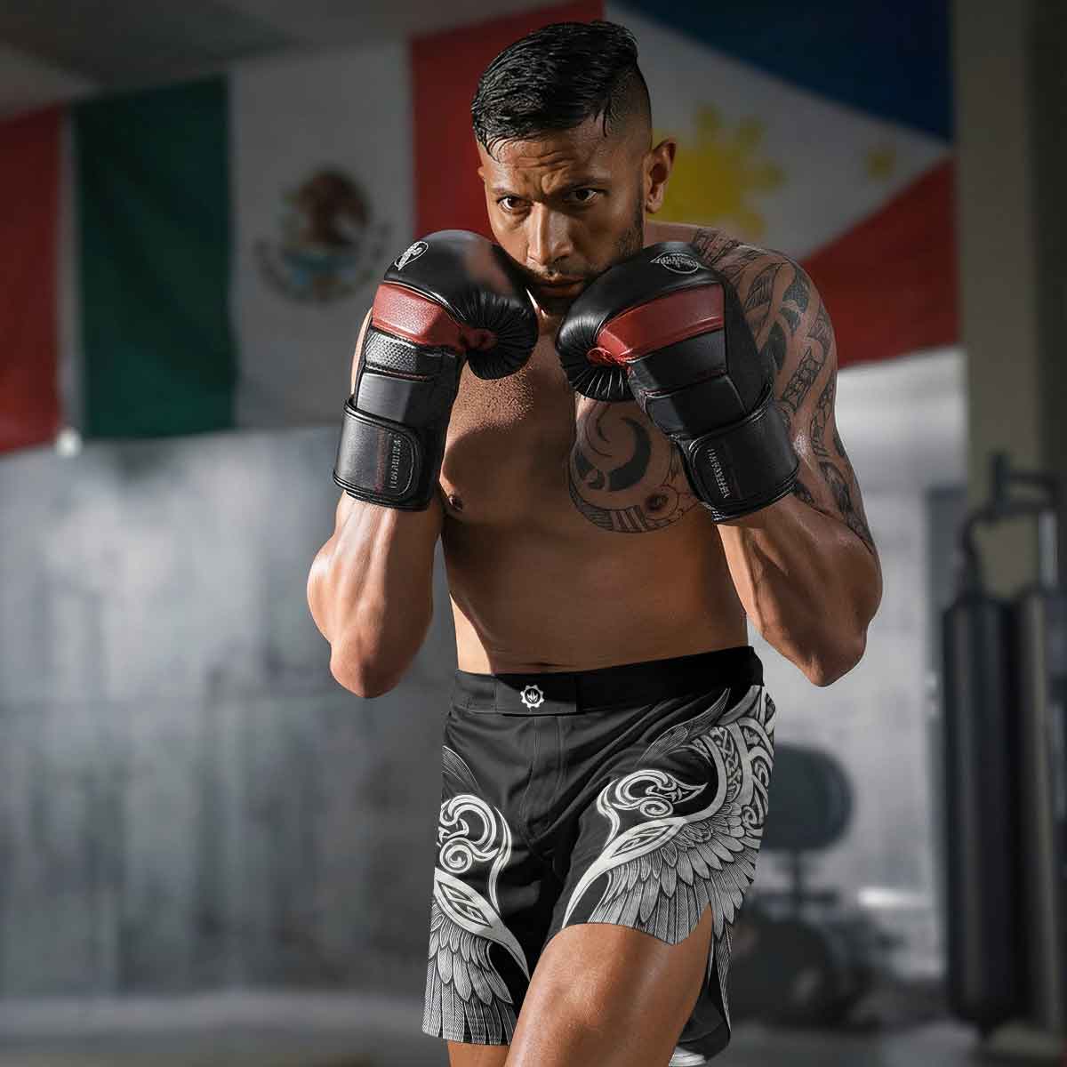 Viking Dark Raven Fight Shorts