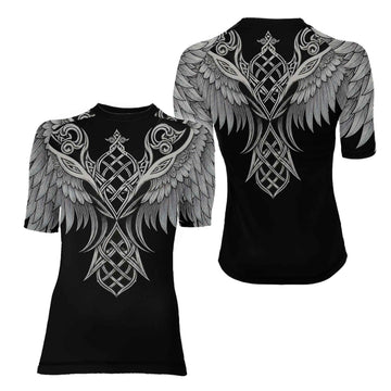 Viking Dark Raven Women's Short Sleeve Rash Guard