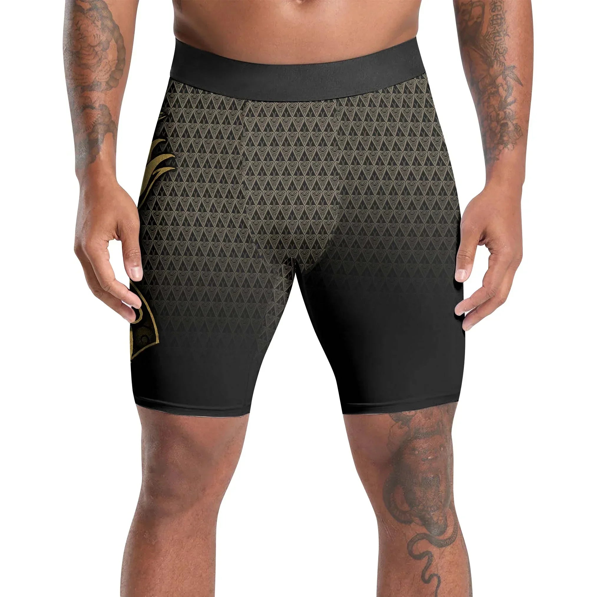 Viking Fenrir Rune Compression Shorts