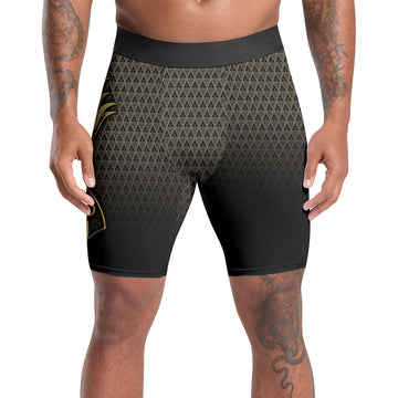 Viking Fenrir Symbol Rune Compression Shorts