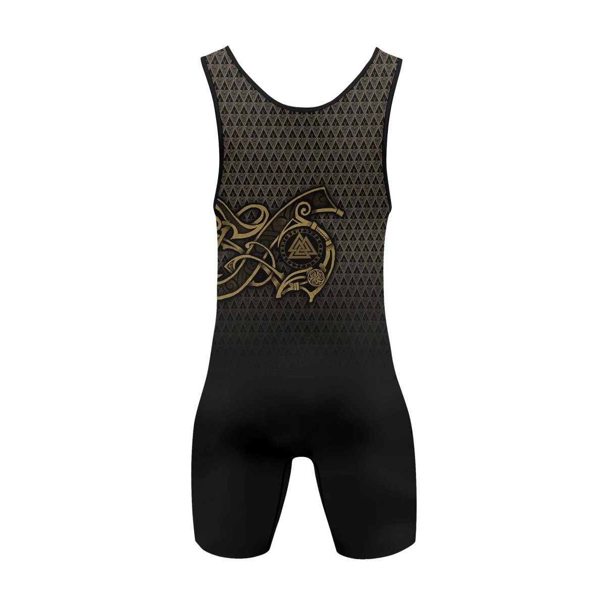 Viking Fenrir Symbol Rune Wrestling Singlets - BattleFitGear