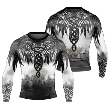 Viking God Wing Men's Long Sleeve Rash Guard
