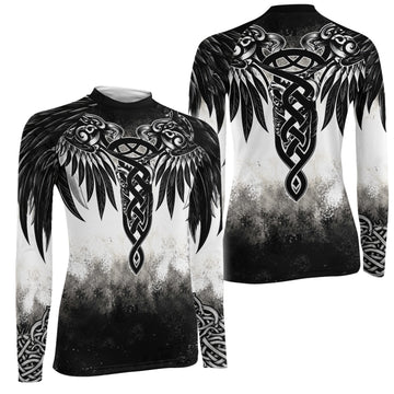 Viking God Wing Women's Long Sleeve Rash Guard