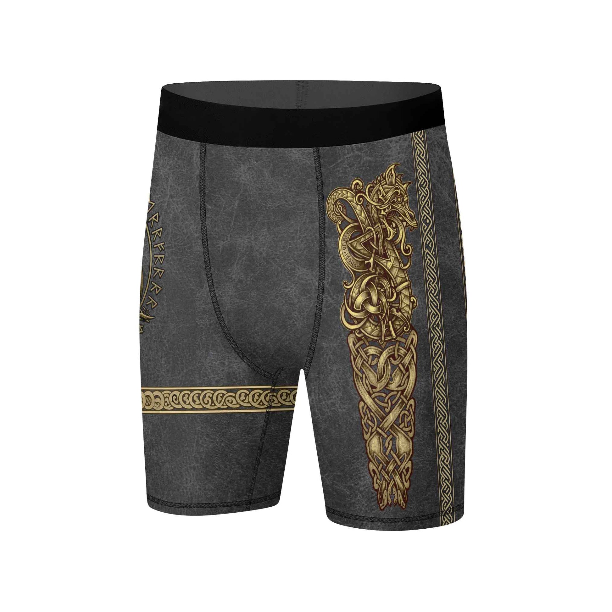 Viking Golden Dragon Compression Shorts