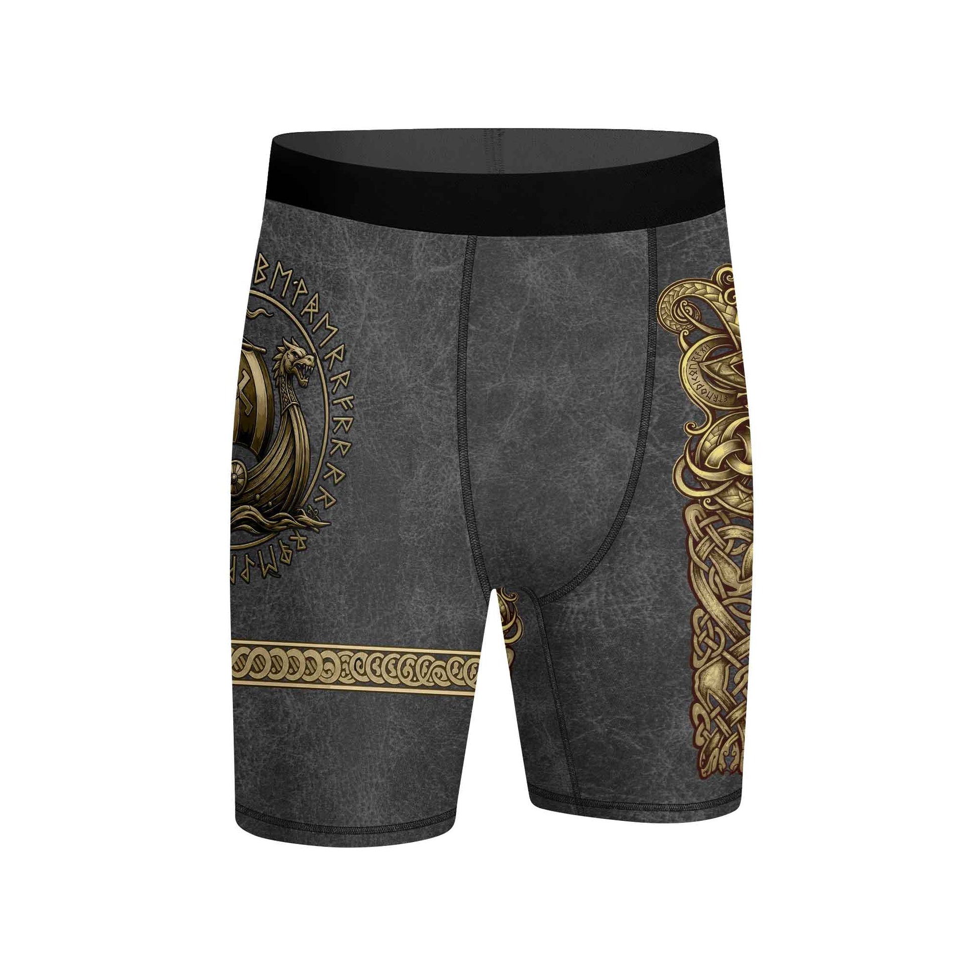 Viking Golden Dragon Compression Shorts