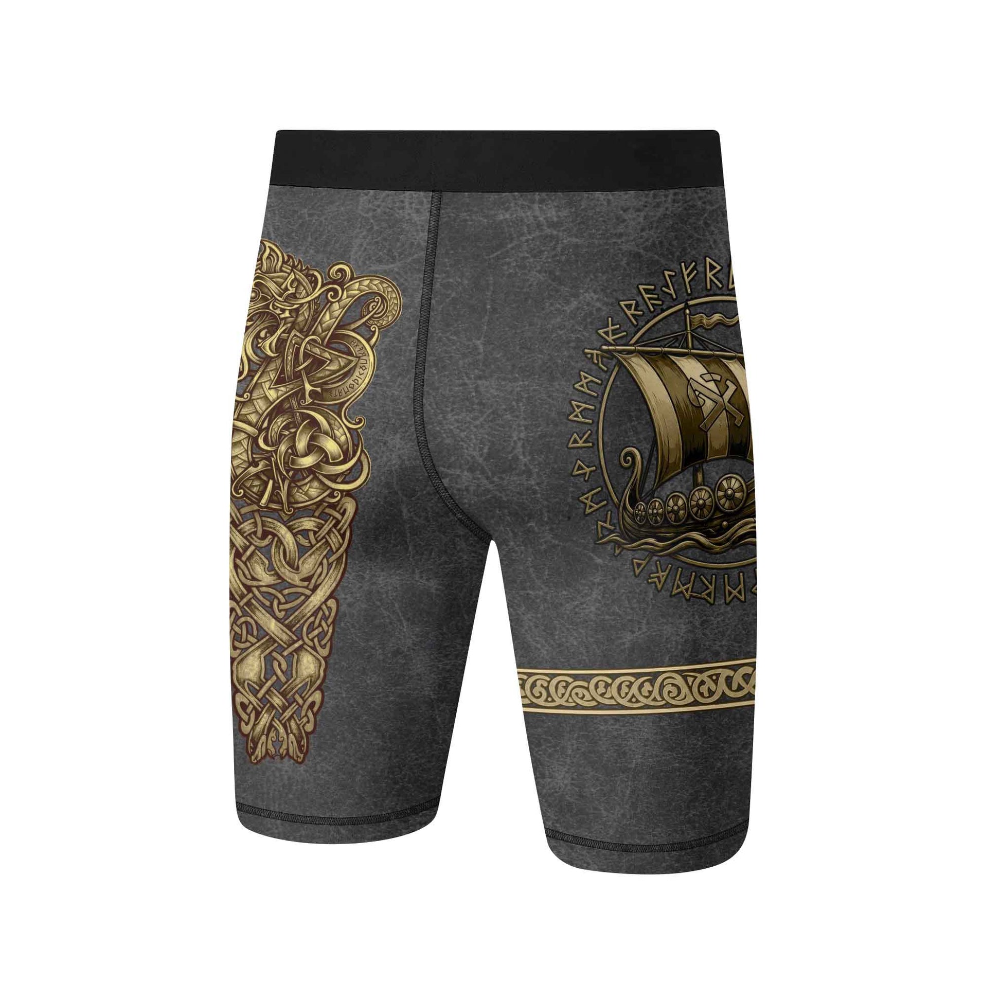 Viking Golden Dragon Compression Shorts