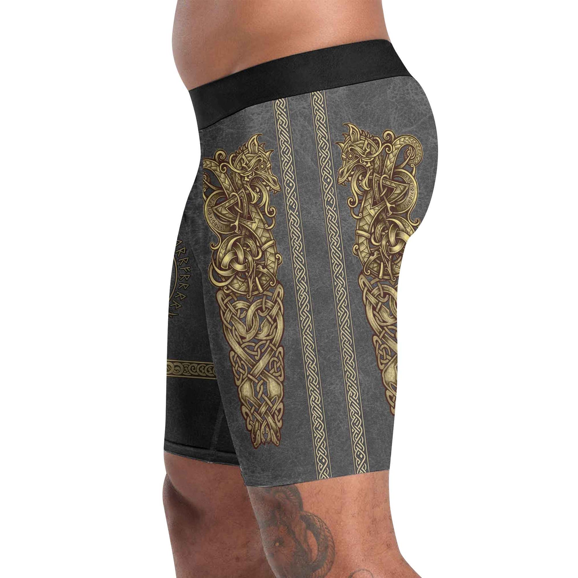 Viking Golden Dragon Compression Shorts