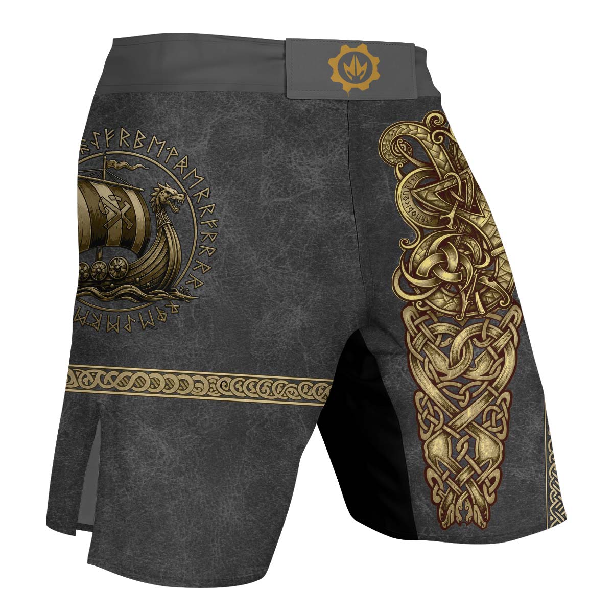 Viking Golden Dragon Fight Shorts