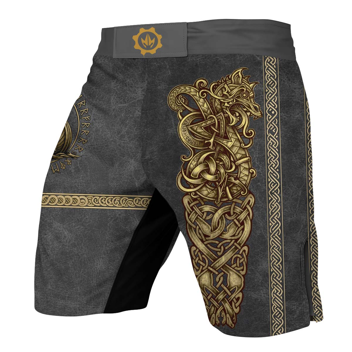 Viking Golden Dragon Fight Shorts