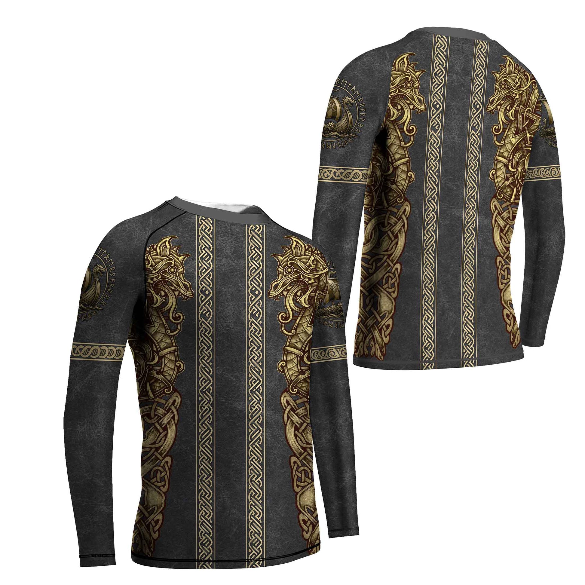 Viking Golden Dragon Kids Rash Guard