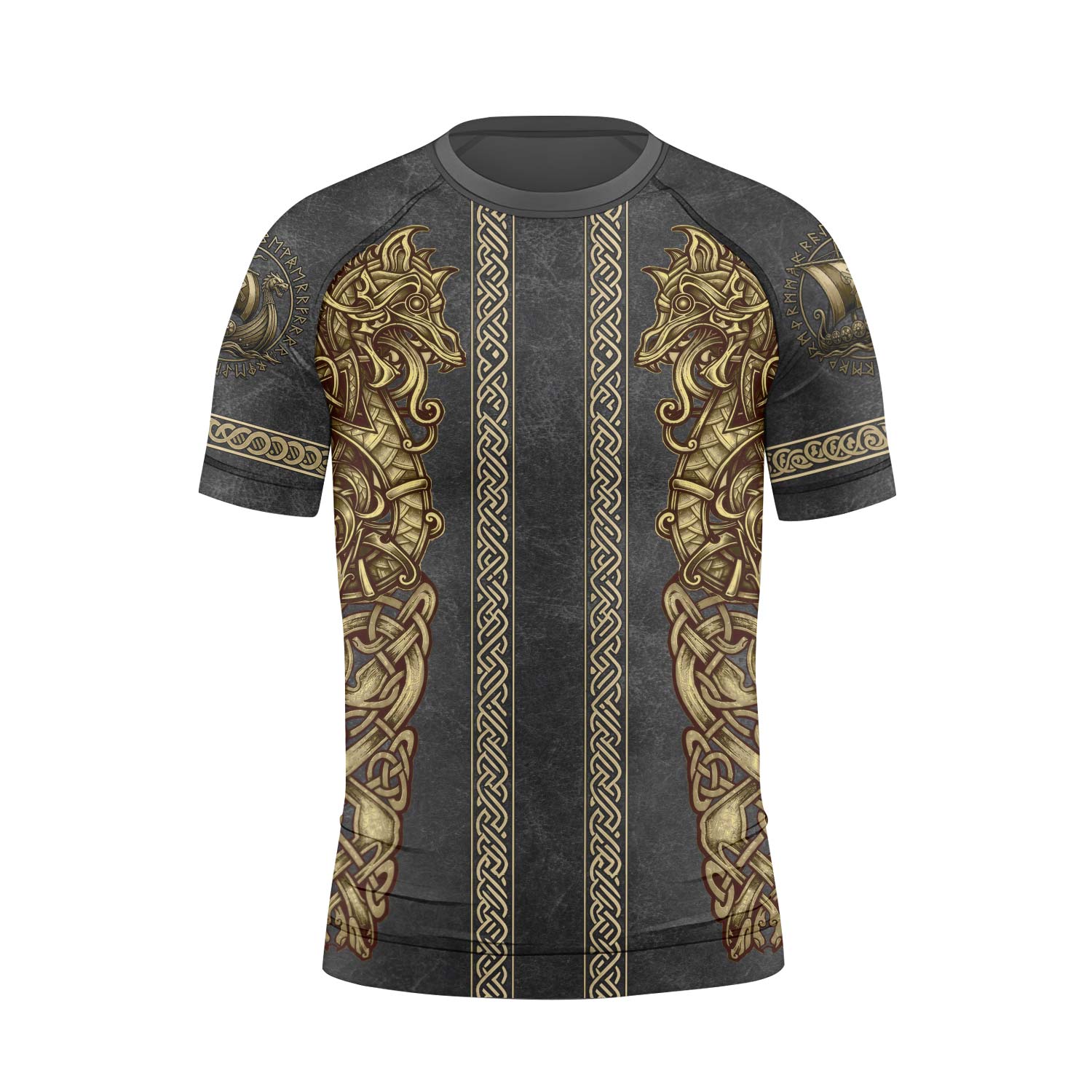 Viking Golden Dragon Kids Rash Guard