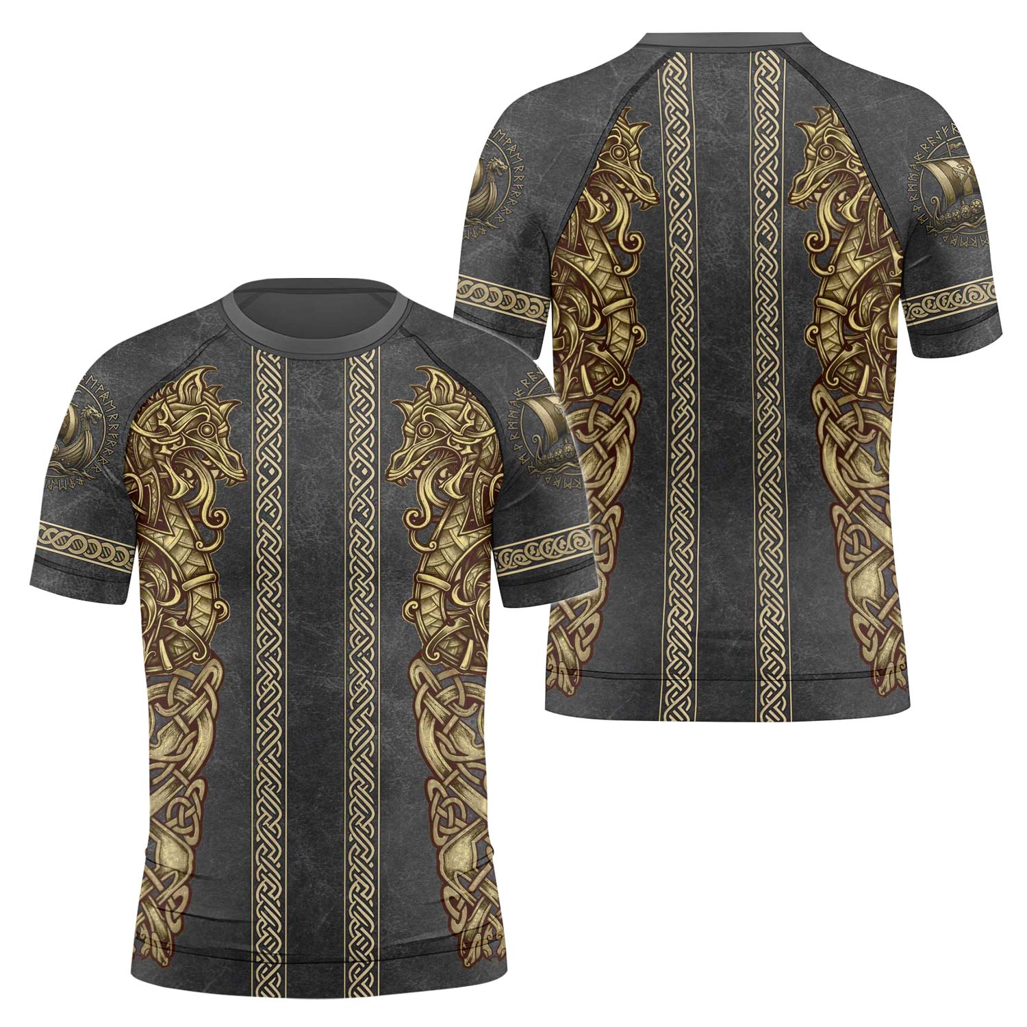 Viking Golden Dragon Kids Rash Guard