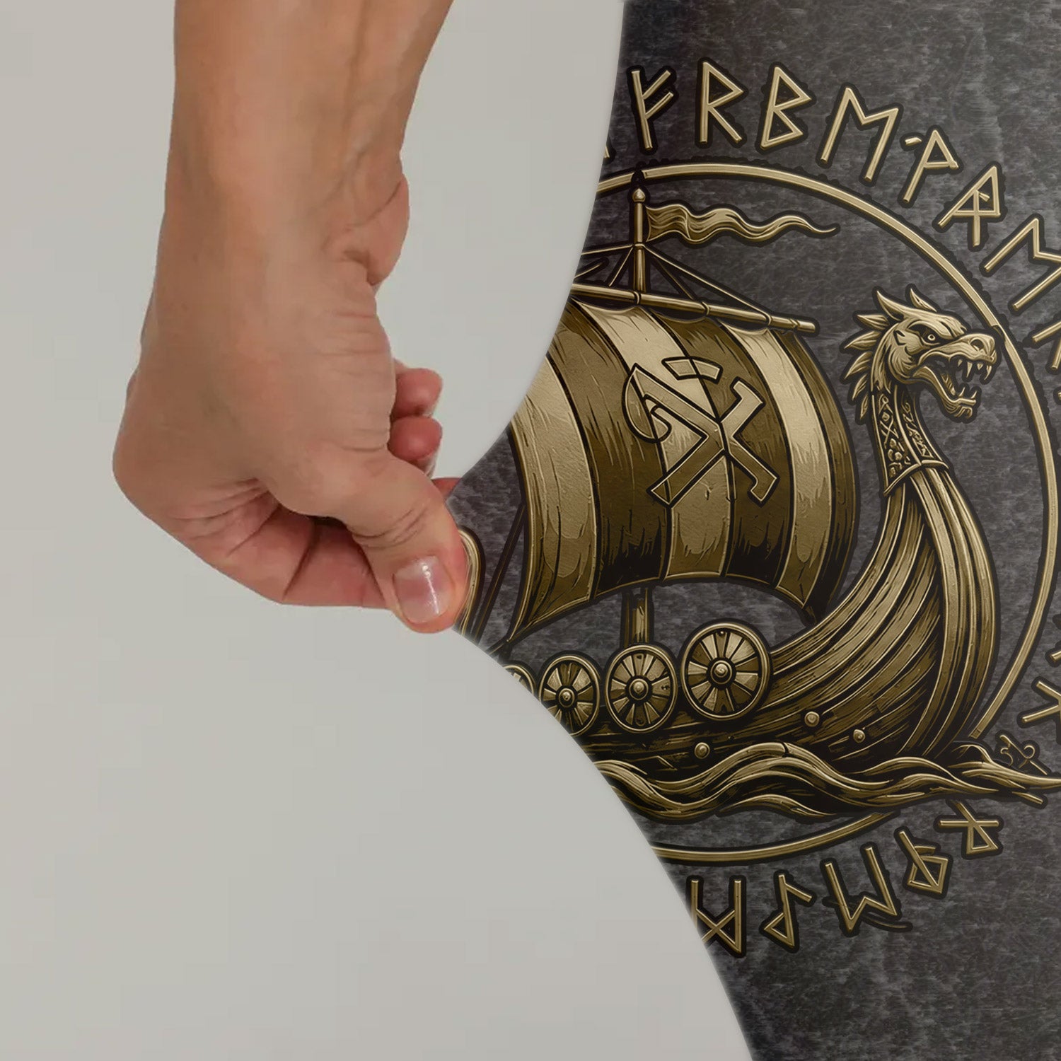 Viking Golden Dragon Leggings