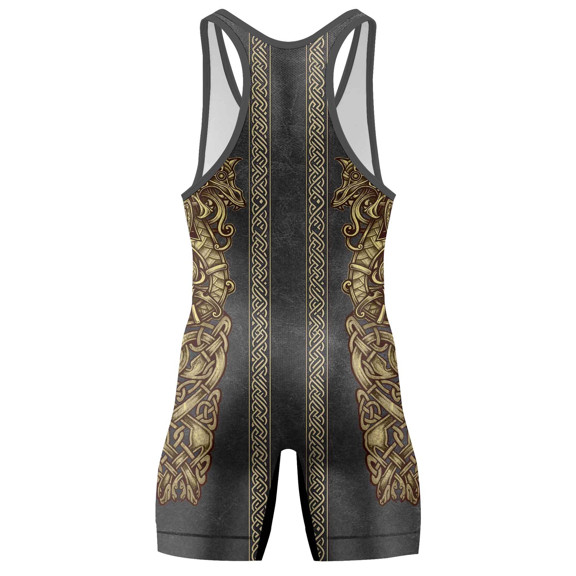 Viking Golden Dragon Wrestling Singlets