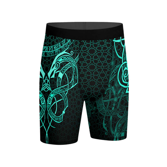 Viking Jormungandr Poisonous Snakes Compression Shorts