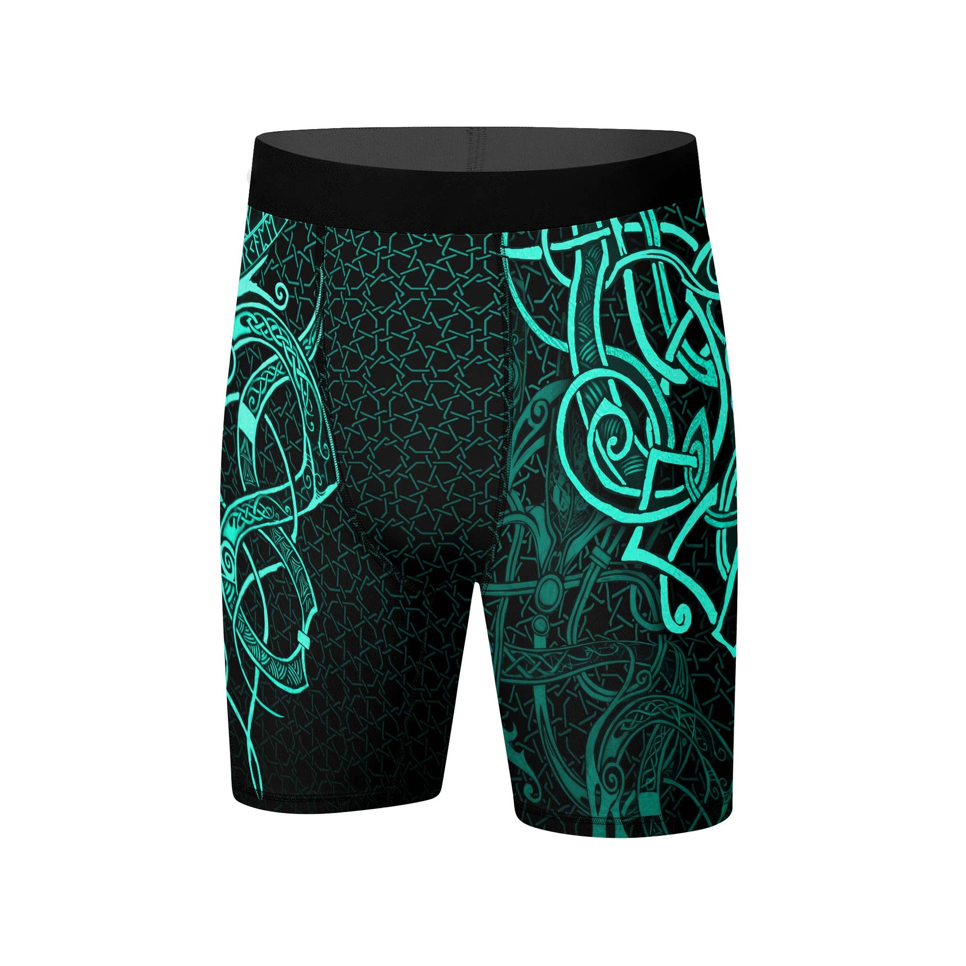 Viking Jormungandr Poisonous Snakes Compression Shorts