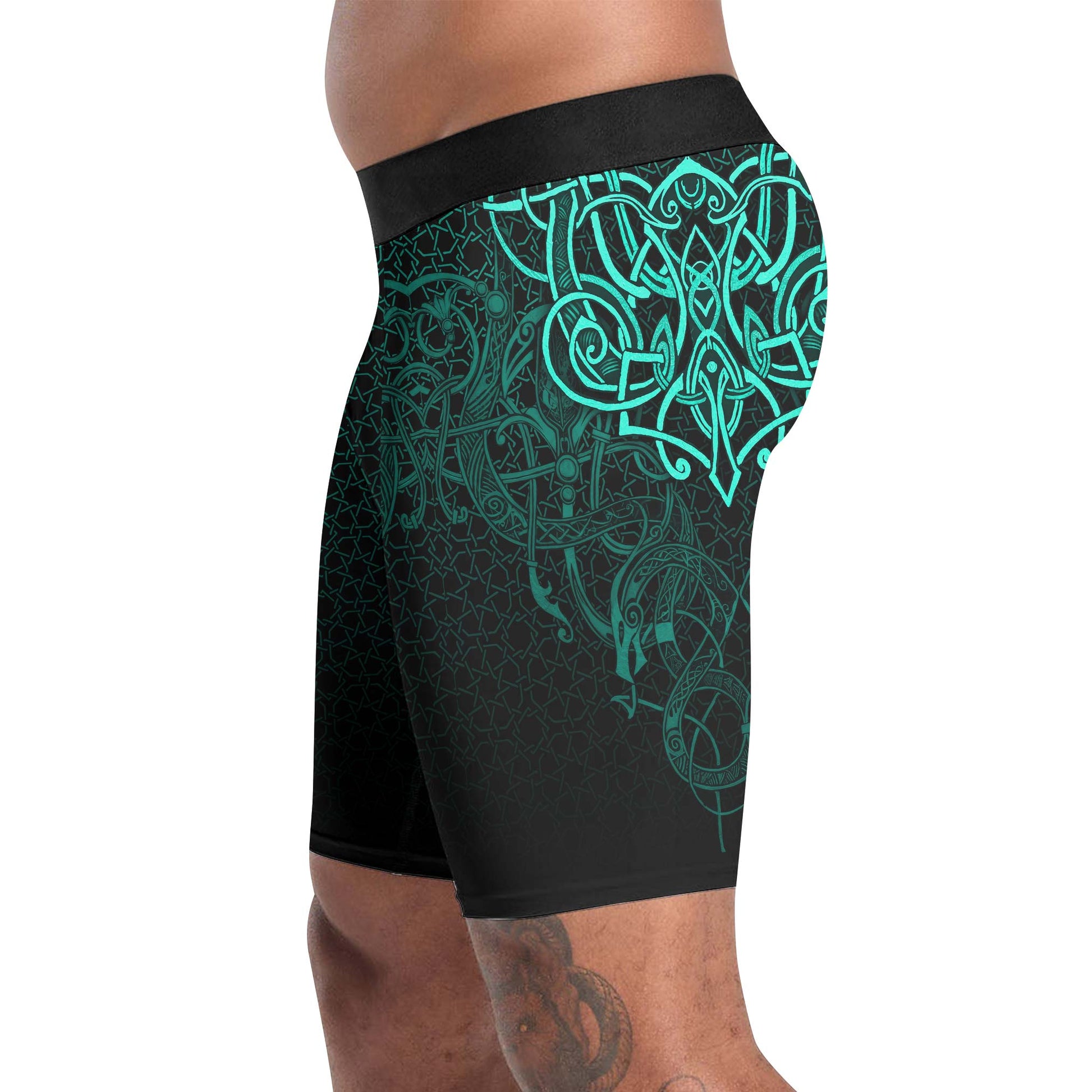 Viking Jormungandr Poisonous Snakes Compression Shorts