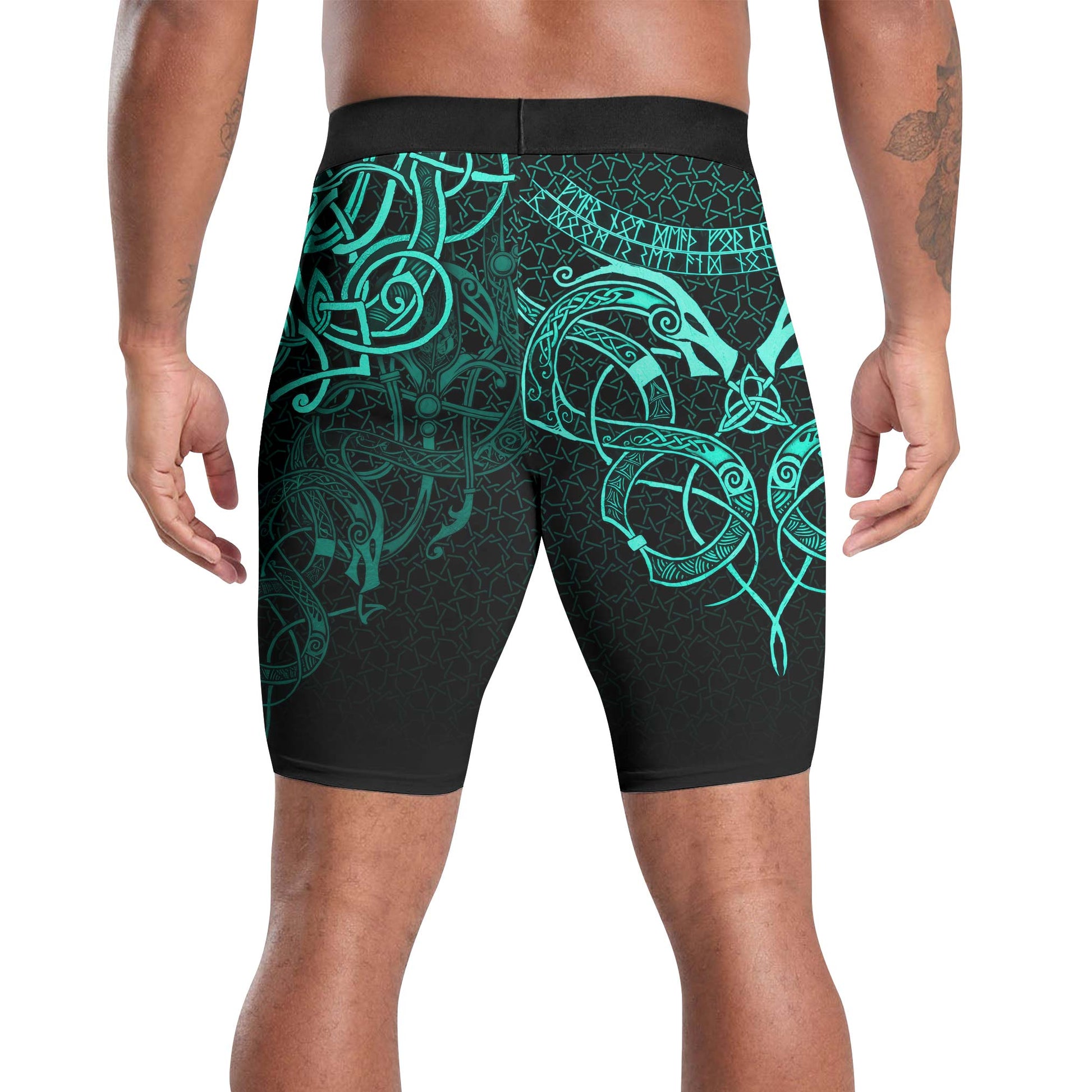 Viking Jormungandr Poisonous Snakes Compression Shorts