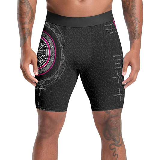 Viking Norse Rune Compression Shorts