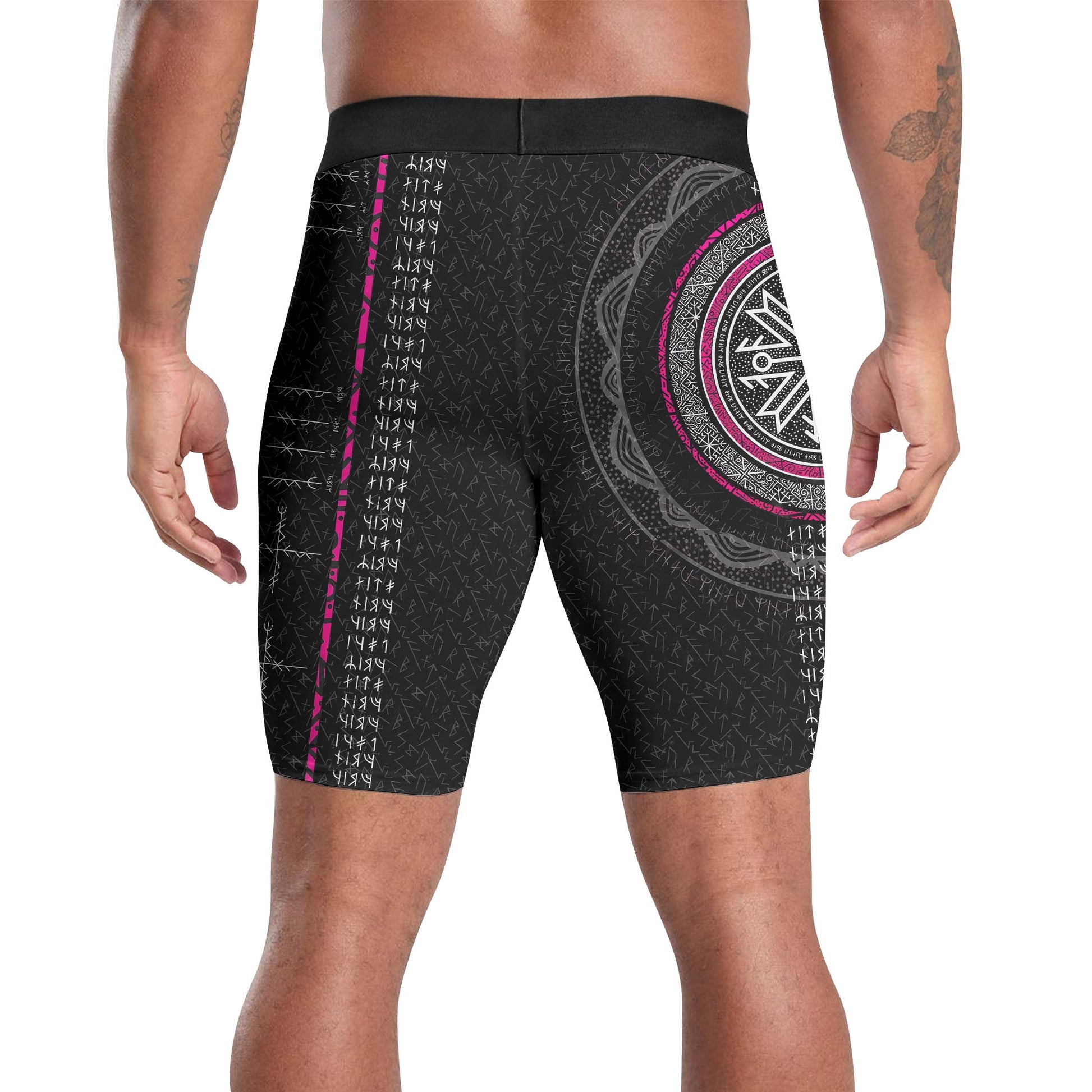 Viking Norse Rune Compression Shorts