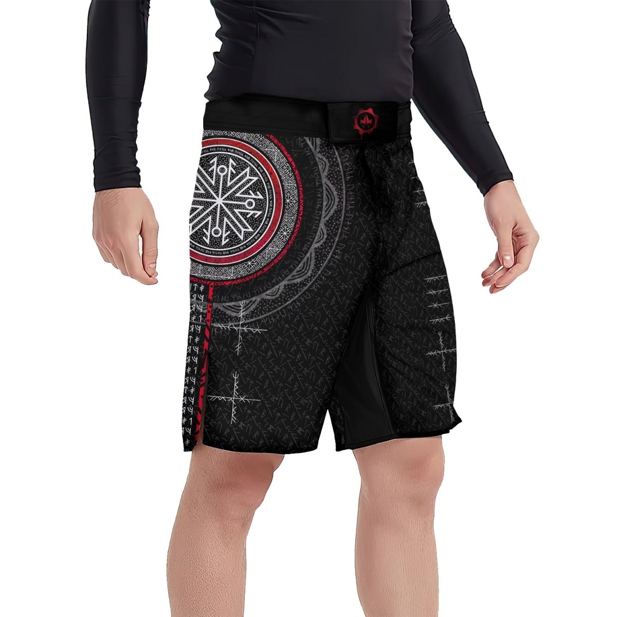 Viking Norse Rune Fight Shorts - BattleFitGear