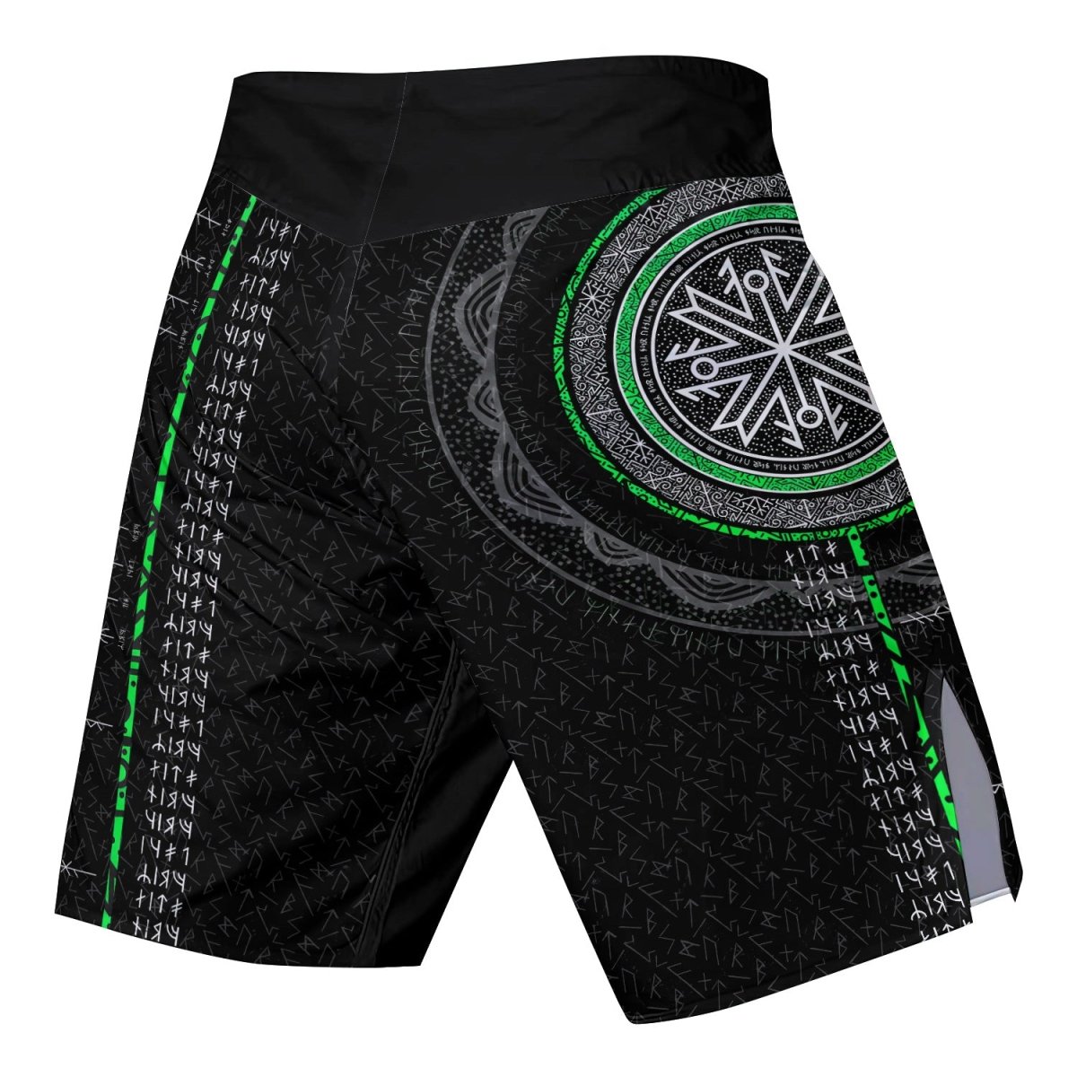 Viking Norse Rune Fight Shorts - BattleFitGear