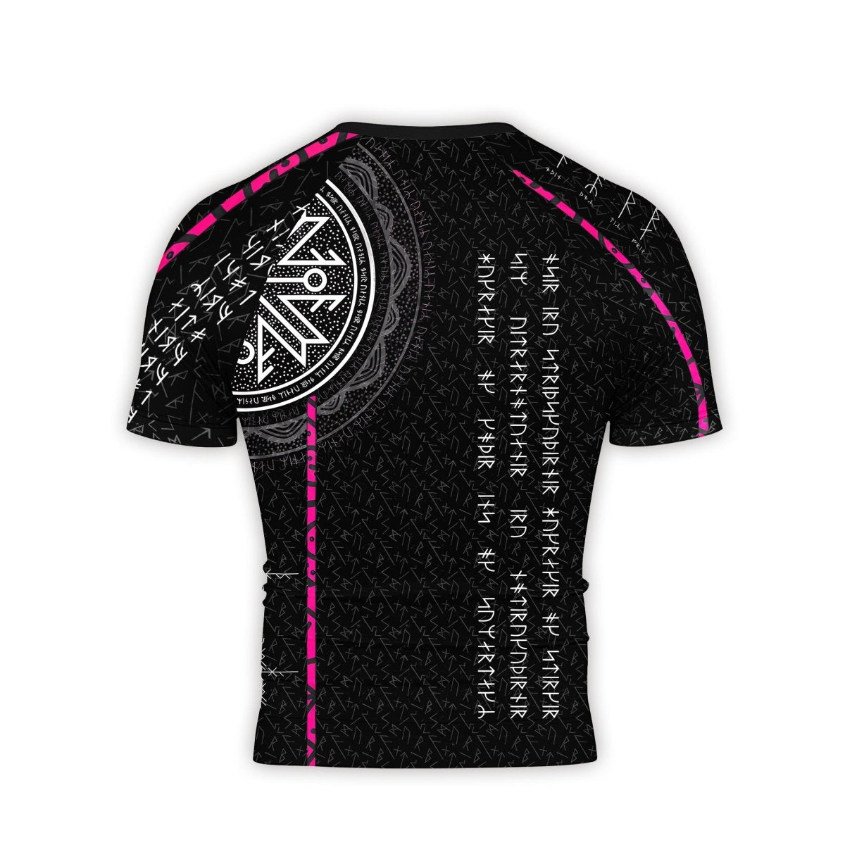 Viking Norse Rune Men's Short Sleeve Rash Guard - BattleFitGear