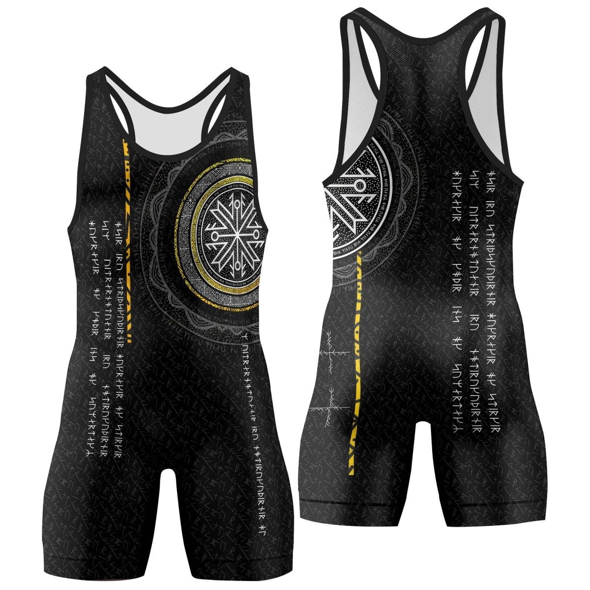 Viking Norse Rune Wrestling Singlets - BattleFitGear