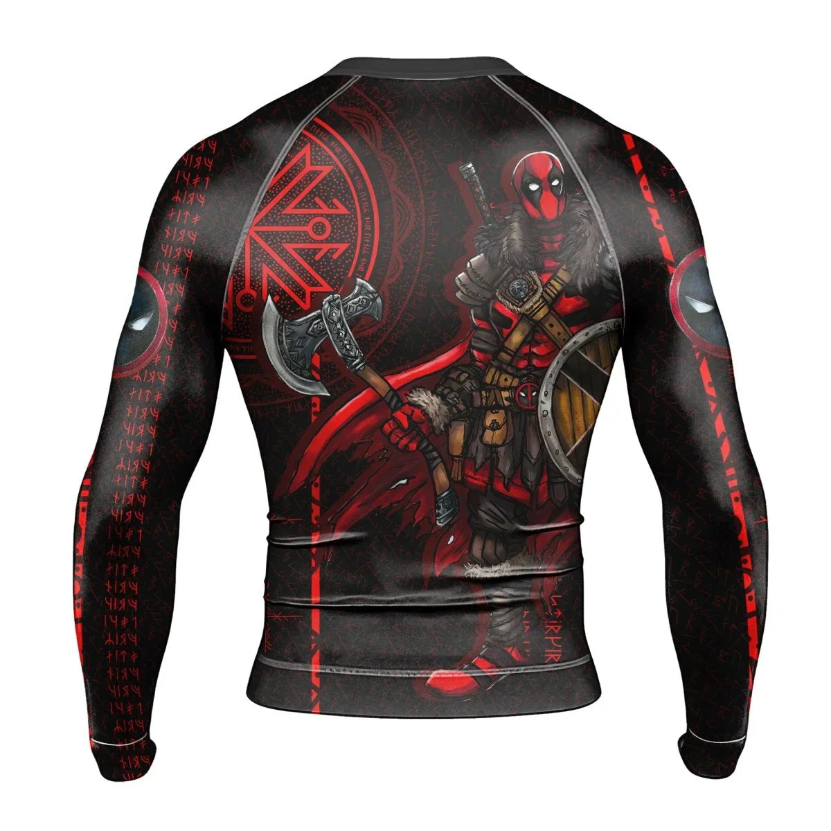 Viking Norsepool Men's Long Sleeve Rash Guard | Deadpool Rash Guard