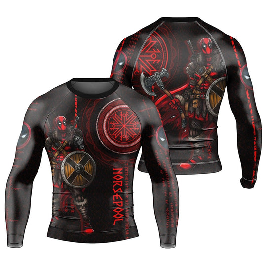 Viking Norsepool Men's Long Sleeve Rash Guard - BattleFitGear