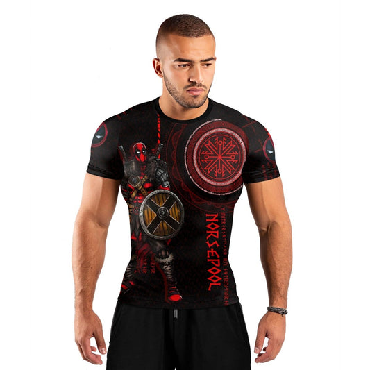 Viking Norsepool Men's Short Sleeve Rash Guard - BattleFitGear